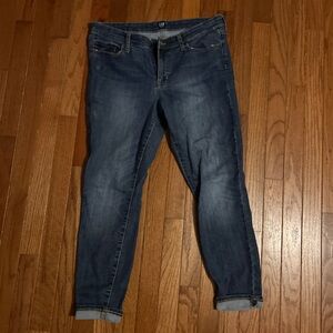 GAP Dark Blue Ankle Jeans